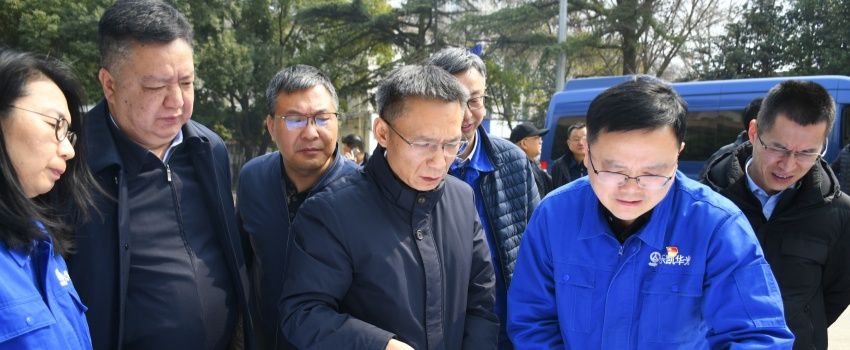 集團公司黨組成員、總會計師陳林到樂凱華光調(diào)研