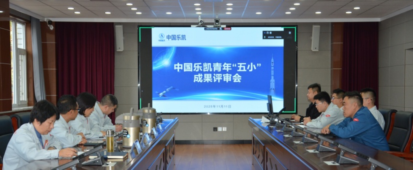 激揚(yáng)青春智造力！中國樂凱團(tuán)委召開青年&ldquo;五小&rdquo;成果評審會